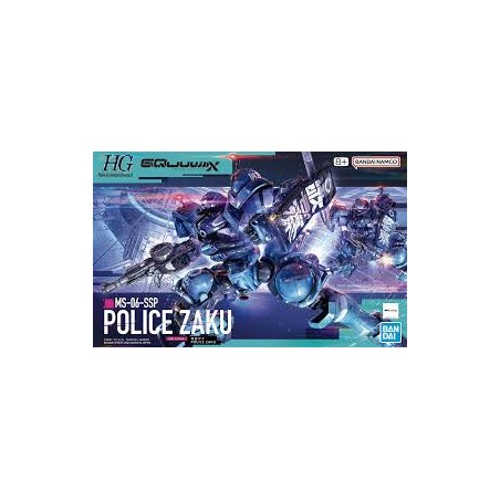 Bandai Model Kit - HG Police Zaku MS-06-SSP